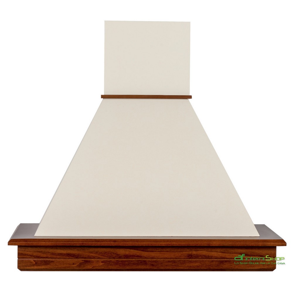Cappa classica STOCK 90 noce classico cono panna motore Faber